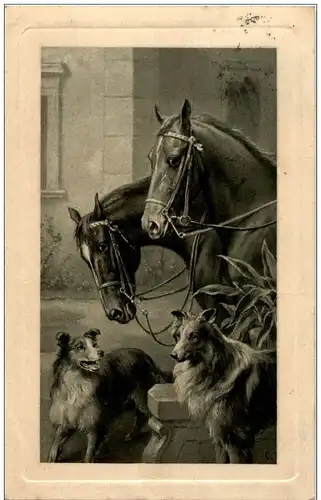 Horse and Dog -121360