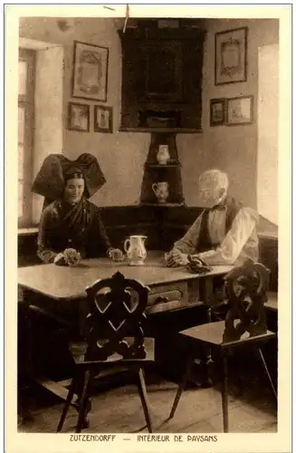 Zutzendorff - Interieur de Paysans -124172
