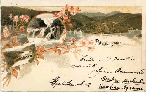 Lac de - Litho - Ganzsache -66992