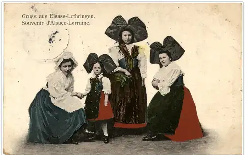 Gruss aus Elsass Lothringen -124100