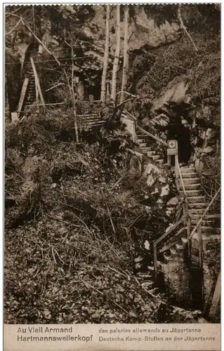 Hartmannsweilerkopf - Vieil Armand - Deutsche Komp. Stollen an der Jägertanne -123804