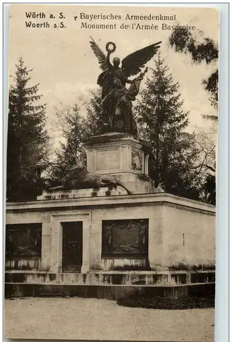 Wörth a Sauer - Bayrisches Armeedenkmal -124390