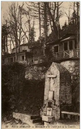 Vieil Armand - Hartmannswillerkopf - Monument et le Chalet pres de la Cantine -123914