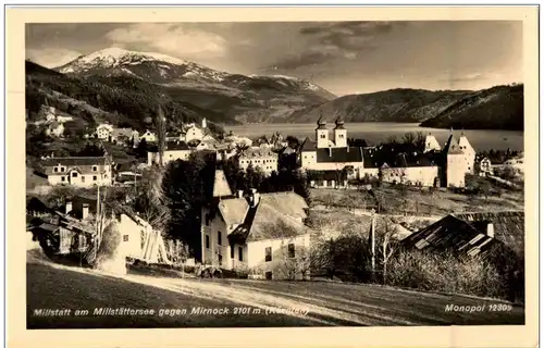 Millstatt am Milstättersee gegen Mirnock -122664