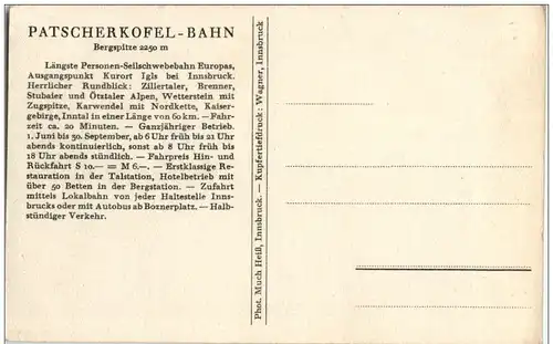 Patscherkofel Seilbahn -123030