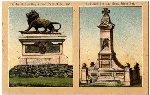 Denkmal des Regts von Wittich -123998