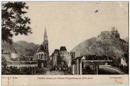 Thann i Els. - et chateau d Engelsbourg -124542