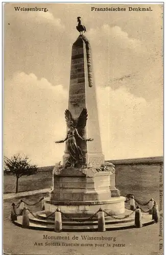 Wissembourg - Französisches Denkmal -124406