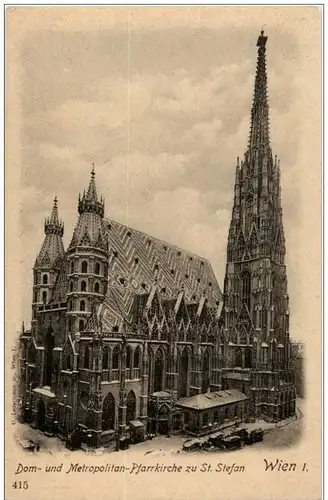 Wien - Dom und Pfarrkirche zu St. Stephan -123024