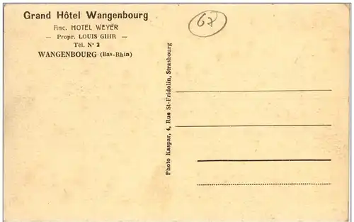 Wangenbourg - Grand Hotel -124352