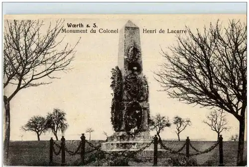 Wörth a Sauer - Monument du Colonel Henri de Lacarre -124394