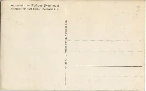 Mannheim - Rathaus -67652