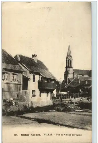 Willer - Vue du Village et l Eglise -124378