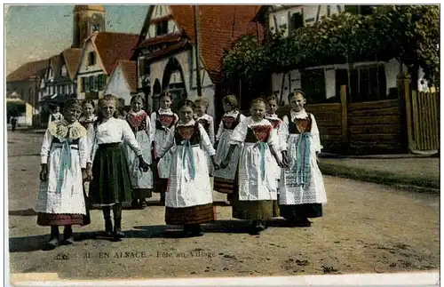 En Alsace - Fete an Village -123750