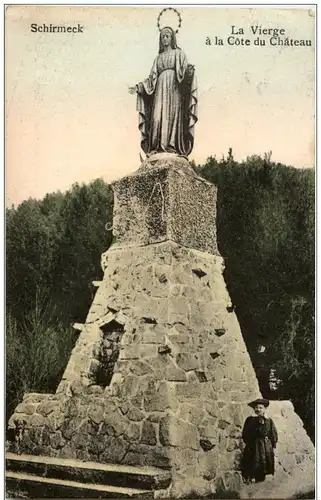 Schirmeck - La vierge a la Cote du Chateau -124904