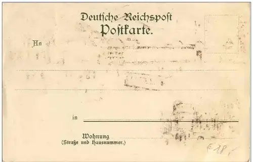 Gruss aus Monning - Litho - Strassenbahn -125146