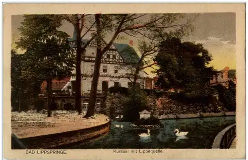 Bad Lippspringe - Kursaal mit Lippequelle -125250