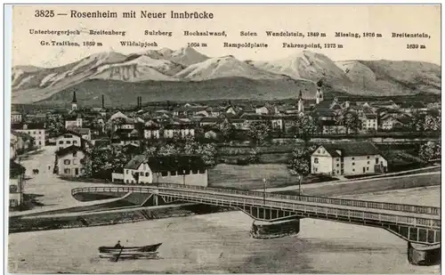 Rosenheim mit Neuer Innbrücke -125340