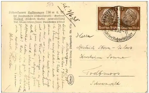 Hallwangen bei Freudenstadt im Schwarzwald -125192