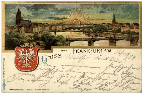 Gruss aus Frankfurt - Litho -125656