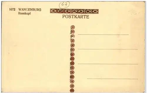 Wangenbourg - Rosskopf -124248