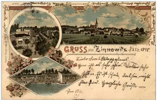 Gruss aus Zinnowitz - Litho -125658