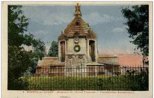 Woerth sur Sauer - Monument de l Armee Francaise -124320
