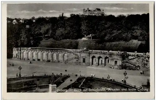 Coburg - Blick auf Schlossplatz -125726