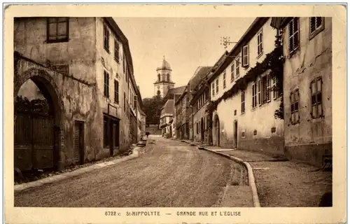 St-Hippolyte - Grande Rue -124672