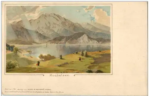 Kochelsee - Litho -125982