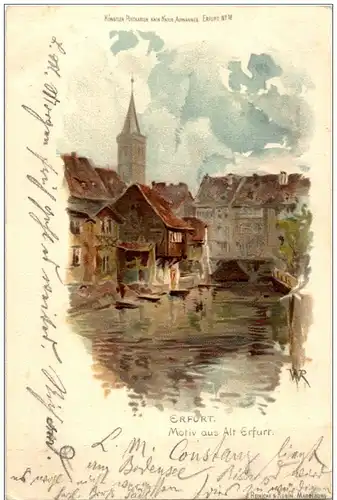 Erfurt - Litho -125708