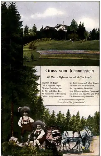 Gruss vom Johannisstein bei Oybin und Jonsdorf -125942