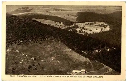 Panorama sur les Vosges pris du Sommet du Gand Ballon -124978