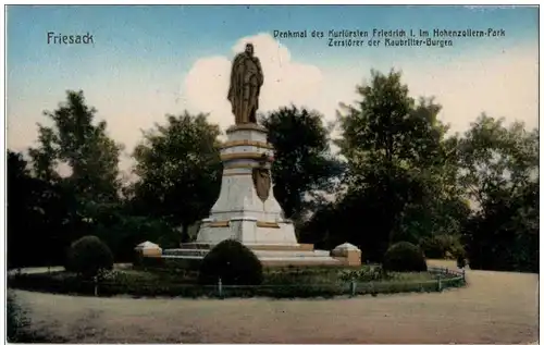 Friesack - Denkmal des Kurfürsten Friedrich I -126082