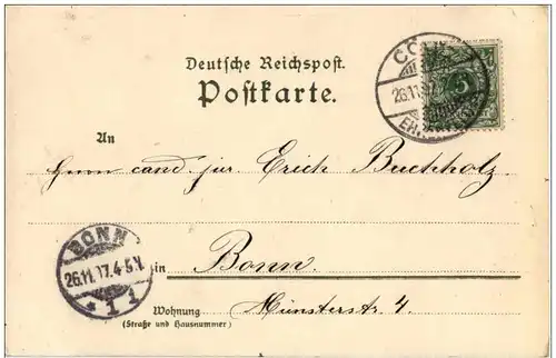 Karlsruhe - Litho - Künstlerkarte K. Mutter -125094