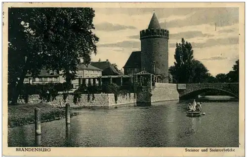 Brandenburg - Steintor und Steintorbrücke -126404