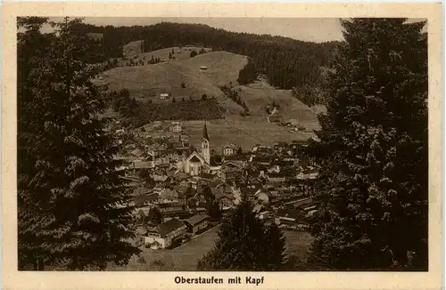 Oberstaufen, Allgäu, mit Kapf -340508