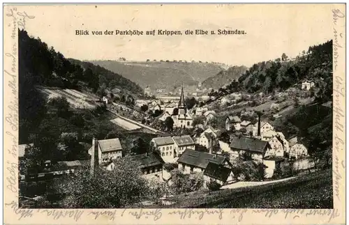 Krippen die elbe und Schandau -126792