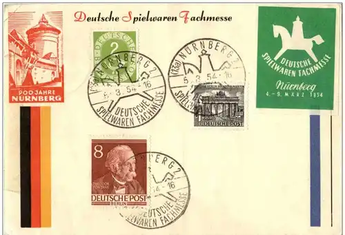 Nürnberg - Deutsche Spielwaren Fachmesse 1954 -127128