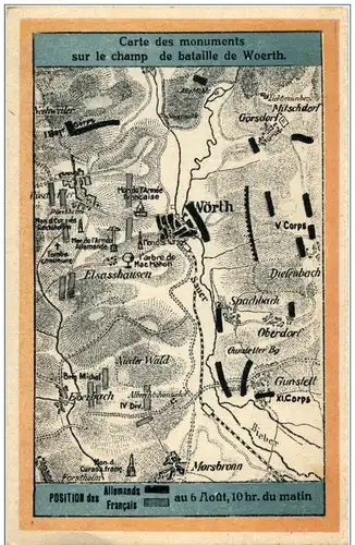 Woerth sur Sauer - Carte des monuments -124336