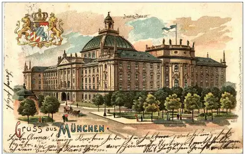 Gruss aus München - Litho -125696