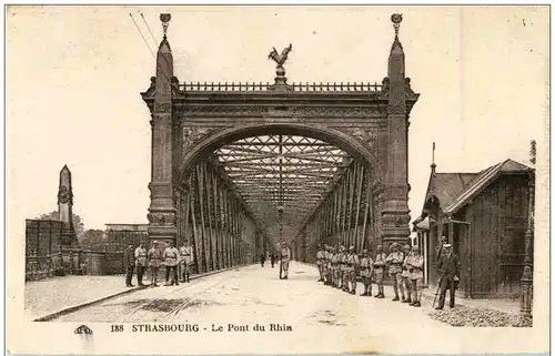 Strasbourg - Le Pont du Rhin -126876