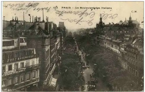 Paris - Le Boulevard des Italiens -126872