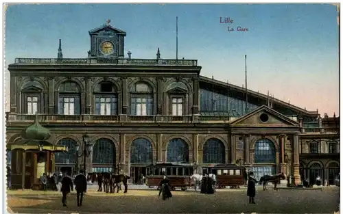 Lille - La gare - Feldpost -126974