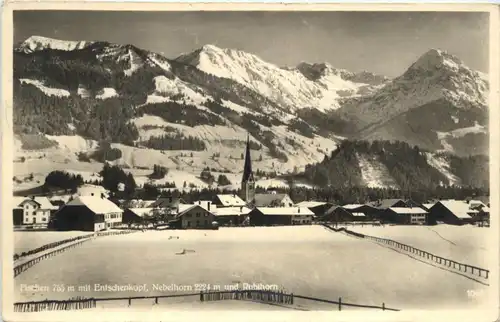 Fischen, Allgäu, m. Entschenkopf, Nebelhorn und Rubihorn -340688