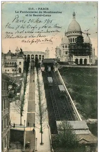 Paris - Le Funiculaire de Montmartre -127000