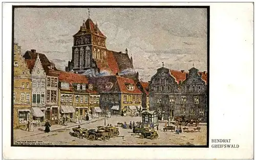 Greifswald - Künstlerkarte Bendrat -125954