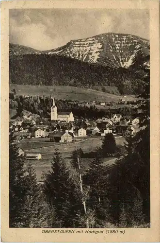 Oberstaufen, Allgäu, mit Hochgrat -340948