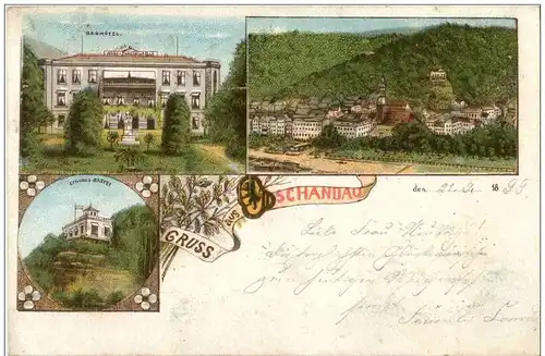 Gruss aus Schandau - Litho -125154