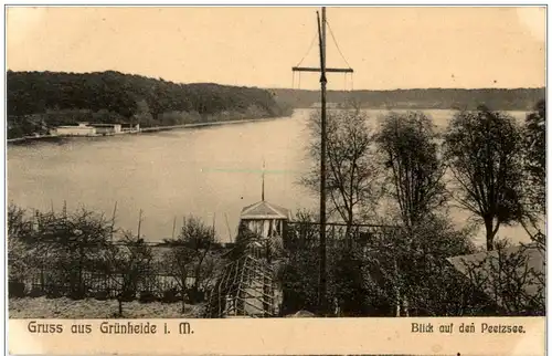 Gruss aus Grünheide - Blick auf den Peetzsee -126300